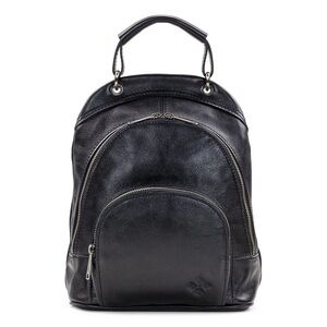 Patricia Nash Black Leather Backpack
